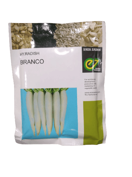 Branco F1 Hybrid Radish (Enza Zaden) - Farmers Stop