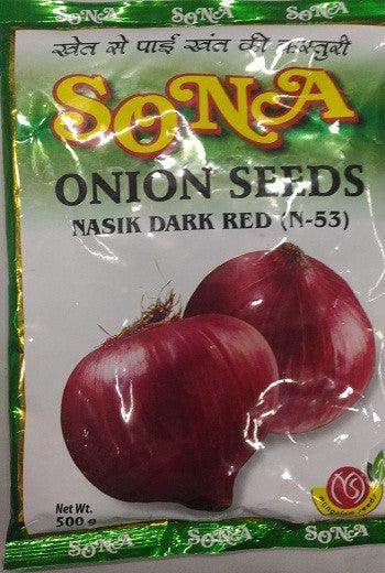 Sona Nasik Dark Red/सोना नासिक गहरा लाल Onion (Manglam Seeds) - Farmers Stop