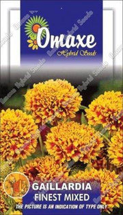 Gaillardia/गैलार्डिया F1 Mixed Flower Seeds (Omax Seeds) - Farmers Stop