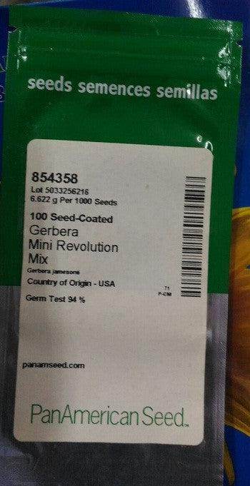 Mini/Mega Revolution Mix Gerbera Flower Seeds (PanAmerican Seeds) - Farmers Stop