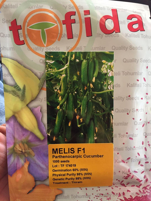 Melis F1 Parthenocarpic Cucumber Seeds (Tofida Seeds) - Farmers Stop