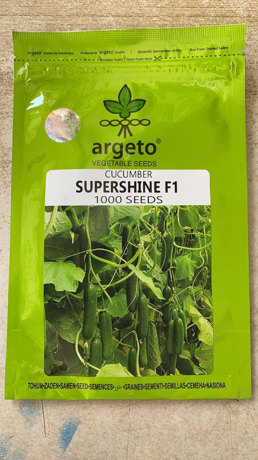 Supershine/सुपरशाइन F1 hybrid cucumber(Argeto seeds) - Farmers Stop
