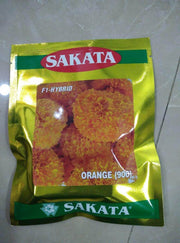 Orange 900 Hybrid F1 Marigold (Sakata) - Farmers Stop