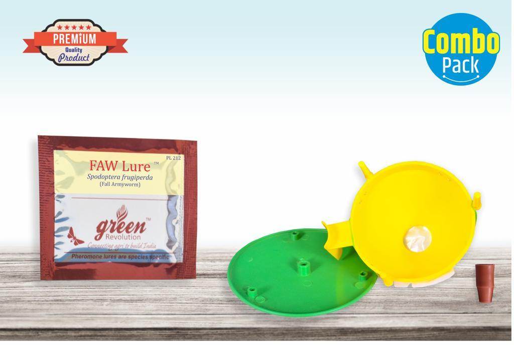 FAW LURE AND PHEROMON TRAP-SPODOPTERA FRUGIPERDA(GREEN REVOLUTION) - Farmers Stop