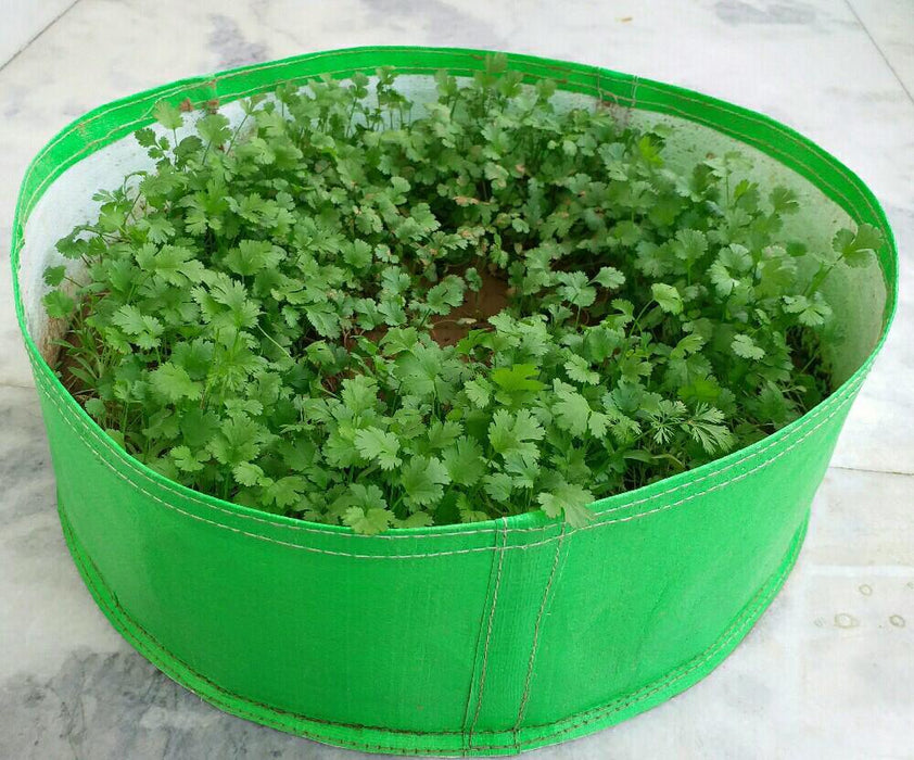 High Quality Grow Pot/ Grow Bag for Kitchen gardening / Roof Top Organic Farming  - 250 HDPE GSM - Farmers Stop
