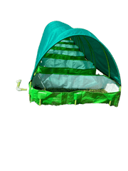 Super Quality 500 GSM HDPE, UV Stabilize Vermi Bed for Vermicompost with Green net roof - Farmers Stop
