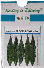 MIDORI LONG NEW F1 HYBRID BITTERGOURD (TOKITA SEEDS) - Farmers Stop