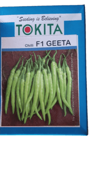 GEETA F1 HYBRID CHILLI (TOKITA SEEDS) - Farmers Stop