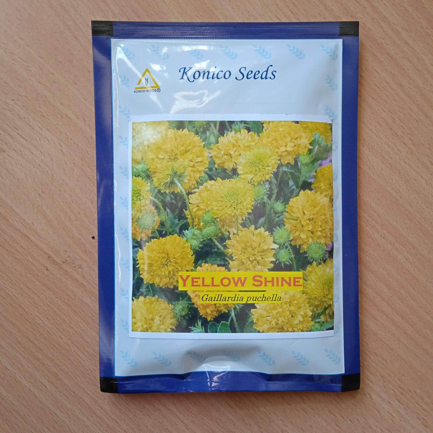 Yellow Shine/येलो शाइन नवरंगा/Gaillardia Pure Yellow Flower Seeds (Konico Seeds) - Farmers Stop