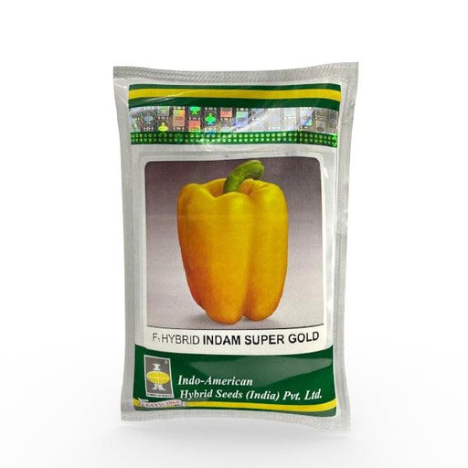 Indam Super Gold Capsicum F1 (Indo American Hybrid Seeds) - Farmers Stop
