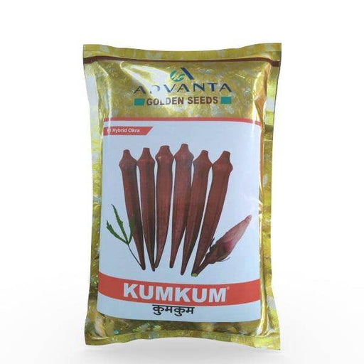 KUMKUM F1 HYBRID RED OKRA(ADVANTA) - Farmers Stop