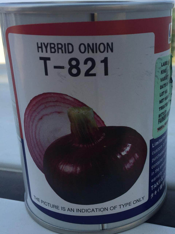 T-821 Hybrid Red Onion (Takii Seed) - Farmers Stop