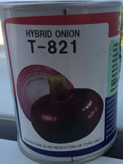T-821 Hybrid Red Onion (Takii Seed) - Farmers Stop