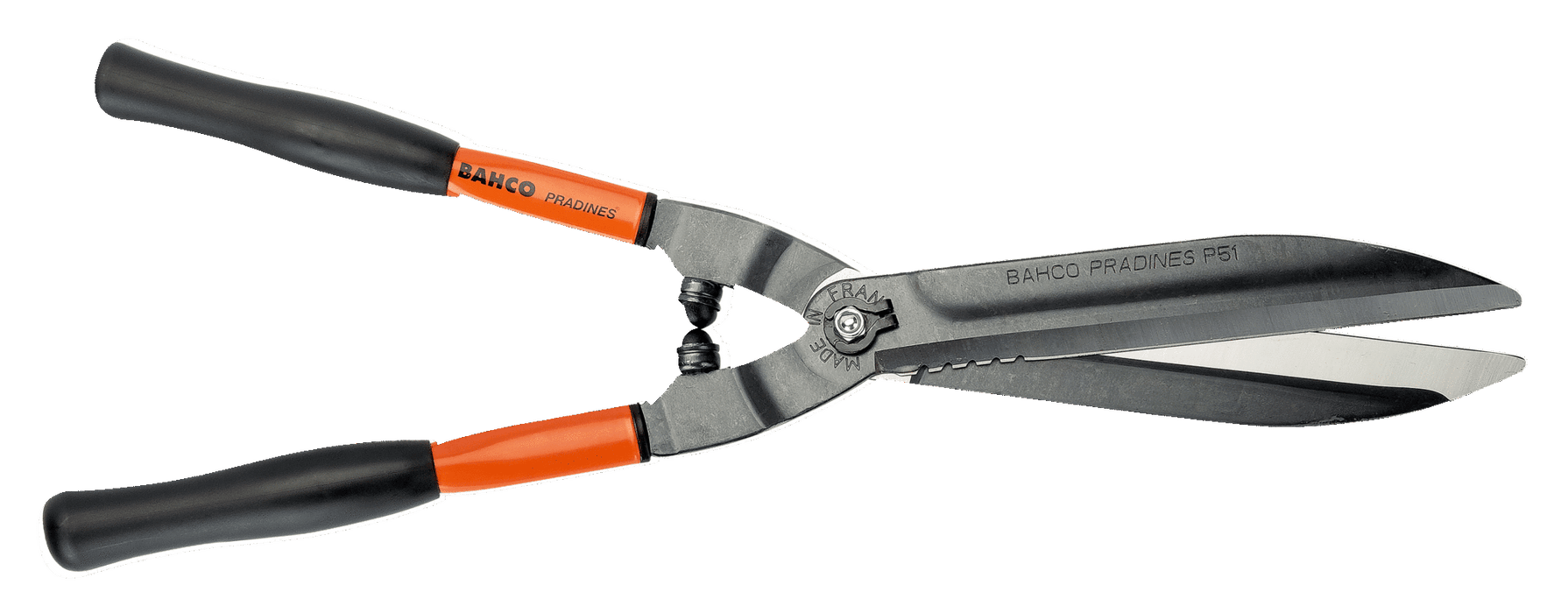 heavy duty lightweight hedge shears with steel handle (bahco)