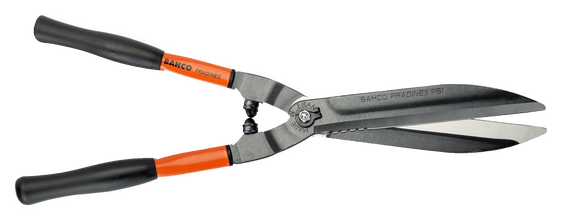 heavy duty lightweight hedge shears with steel handle (bahco)
