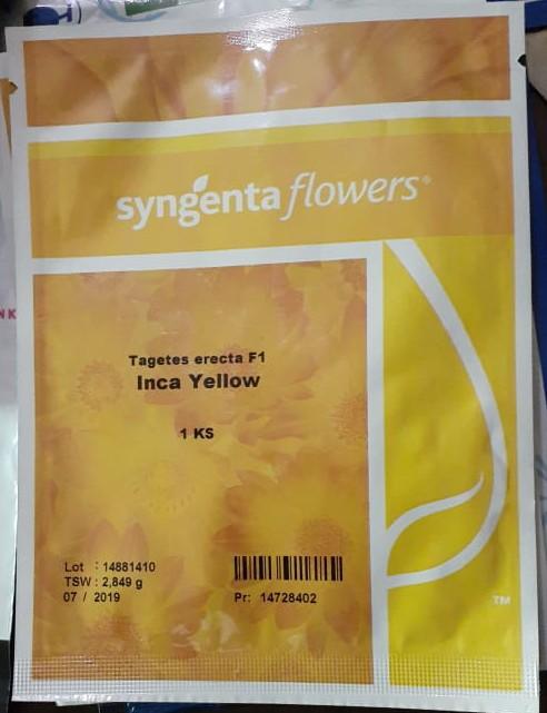 inca f1 hybrid african marigold (goldsmith/sflowers)