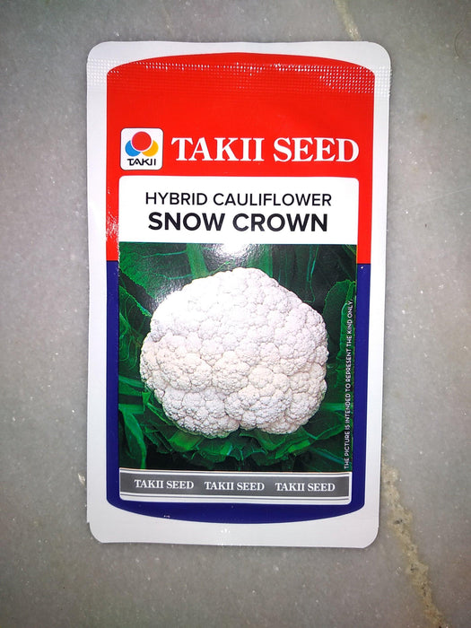 snow crown/स्नो क्राउन f1 cauliflower (takii seeds)