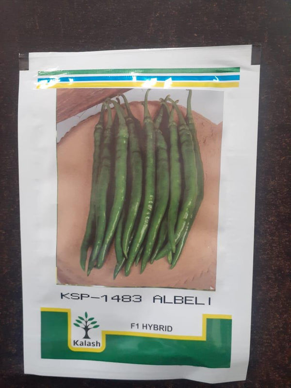 ksp-1483 albeli f1 hybrid chilli (kalash seeds)