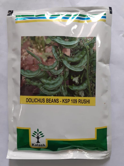 ksp-109 rushi dolichus beans (kalash seeds)