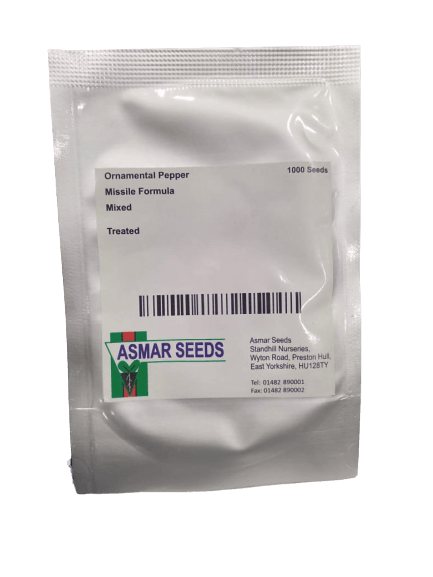 ornamental pepper/chilli f1 hybrid mix (asmar seeds, united kingdom)