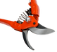 bypass secateurs with stamped/pressed steel handle and narrow cutting head (bahco)