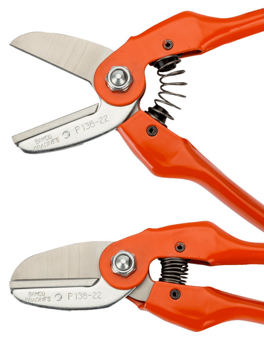 Bypass Secateurs Bahco P126 Steel Handle and Straight Cutting Head (1 Unit)