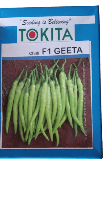geeta f1 hybrid chilli (tokita seeds)