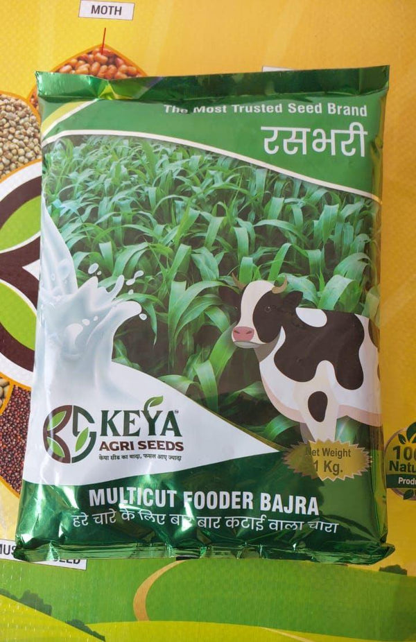 Rasbhari Multicut Fodder Bajra (Keya Gold) - Farmers Stop