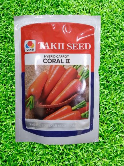coral ii hybrid carrot (takii seeds)