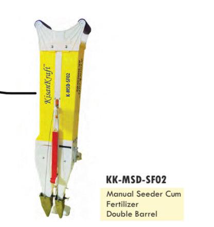 seeder single barrel (manual) kk-msd-s01 (kisankraft®) kk-msd-sf02