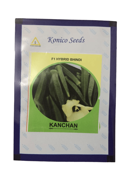 kanchan/कंचन f1 hybrid bhindi/okra (konico seeds)