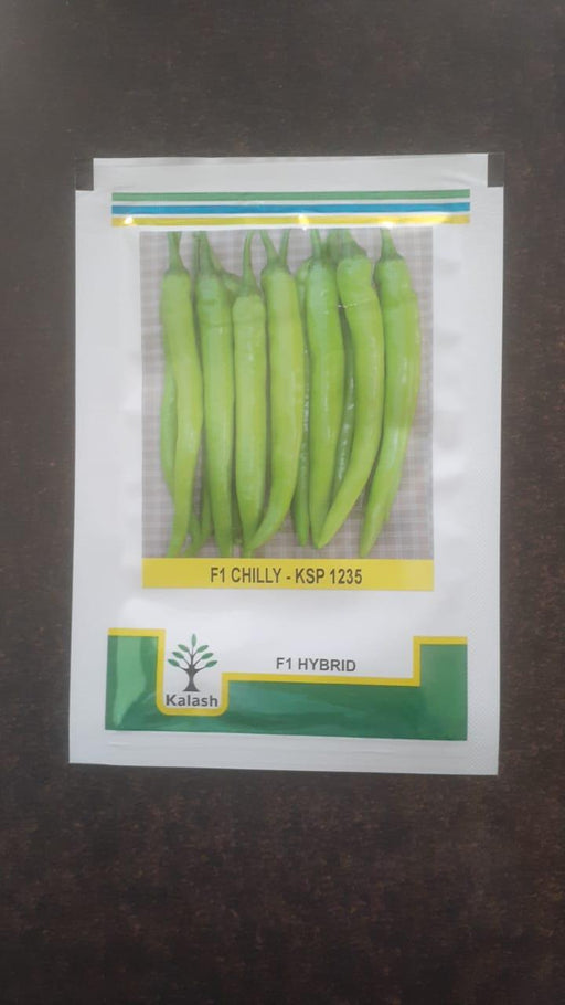 ksp 1235 f1 hybrid chilli (kalash seeds)