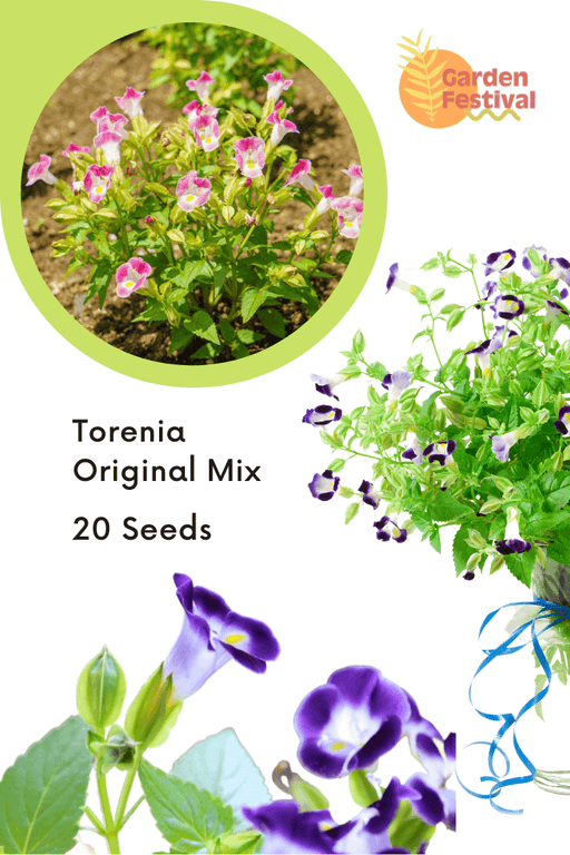 torenia beauty original mix pelleted (garden festival)