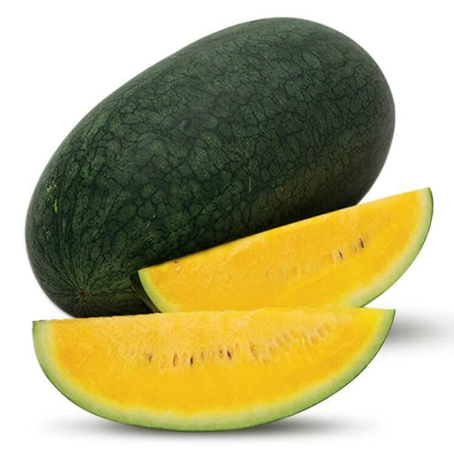 yellow flash icebox type hybrid watermelon